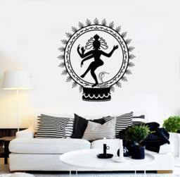 Wall Vinyl Decal Shiva Hinduism God Of Death Cool Decor 2325Di - thumbnail 1