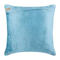 "Designer Aqua Blue Pillow Cover For Bed 24""x24""/26""x26" - thumbnail 4