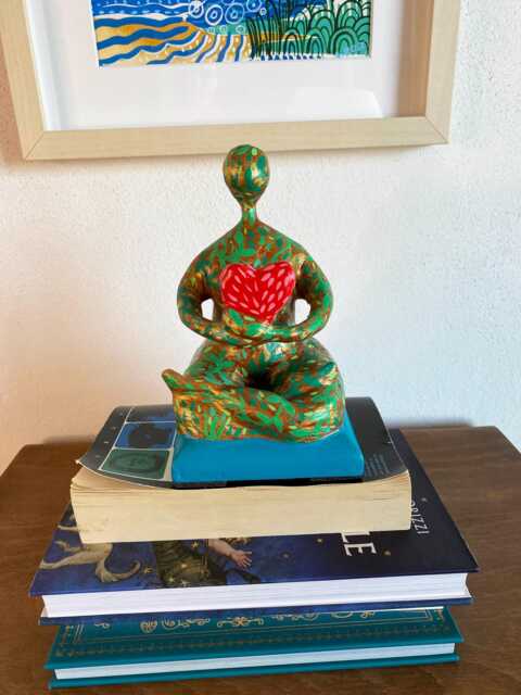 Handmade - Original Paper Mache Figurine - image 1