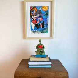 Handmade - Original Paper Mache Figurine - thumbnail 3