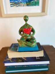 Handmade - Original Paper Mache Figurine - thumbnail 1
