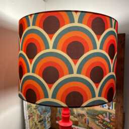 Atomic Kittens Lampshade Mid Century Modern Retro Lighting - thumbnail 4