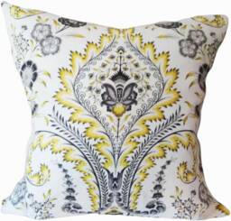 Isham Indienne Lemongrass.throw Pillows.toss Pillows.slipcovers.pillow Covers.cushion Covers.sofa Cushions.accents.home Decor - thumbnail 1