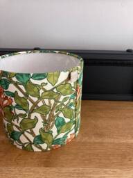 William Morris Honeysuckle Summer Lamp Shade. Bespoke. Handmade Table Or Pendant Shades in 20cm 30cm Or 40cm - thumbnail 2