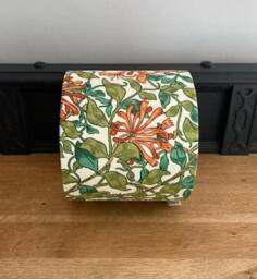 William Morris Honeysuckle Summer Lamp Shade. Bespoke. Handmade Table Or Pendant Shades in 20cm 30cm Or 40cm - thumbnail 4