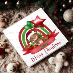 Personalised Kids Christmas Decoration - Nephew Gift Custom Bauble For Boys Stocking Filler Eve Box - thumbnail 2