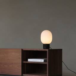 Konk ??? Chamfered Edge Media Unit Bespoke Sizes Available Minimal Industrial Solid Walnut Cabinet, Mid Century Inspired Tv Stand - thumbnail 3