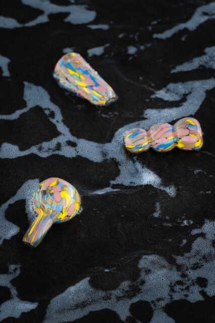 Glass Blown Jelly Baby Mini Vase - image 1