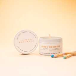 Lemon Meringue Soy Candle Bakery Scented Vegan Bakers Gift Cake Lover - thumbnail 2