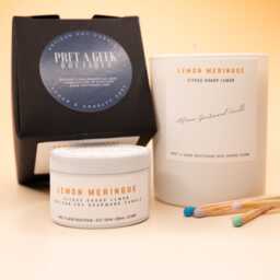 Lemon Meringue Soy Candle Bakery Scented Vegan Bakers Gift Cake Lover - thumbnail 3