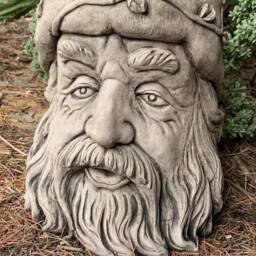 stone Garden Wizard Flower Plant Pot Tree Man Ornament - thumbnail 2