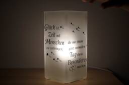 Lamp With Slogan, Customizable - thumbnail 1
