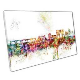 Vibrant Rome Skyline Canvas Art Italian Cityscape Print For Home & Office Wall Decoration - thumbnail 1