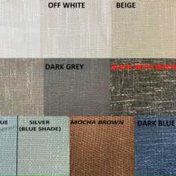 Extra Long Luxury Solid Linen Curtain Custom Made 7-24 Ft Off White, Beige, Grey, Brown, Black Free Swatches Ikiriska 50 & 100 - thumbnail 2