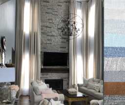 Extra Long Luxury Solid Linen Curtain Custom Made 7-24 Ft Off White, Beige, Grey, Brown, Black Free Swatches Ikiriska 50 & 100
