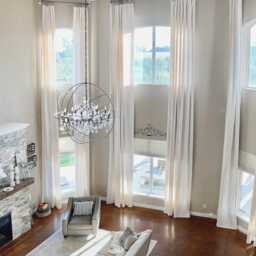 Extra Long Luxury Solid Linen Curtain Custom Made 7-24 Ft Off White, Beige, Grey, Brown, Black Free Swatches Ikiriska 50 & 100 - thumbnail 3