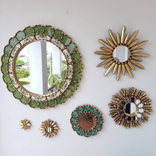 "Peruvian Mirrors ""Felicidad Verde" - image 1