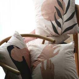 Anaan Tropic Cushion Set Of 4 Covers Pillow Case Velvet Soft Decorative Throw Pillowcases With Invisible Zipper Design Double Sided 45x45cm - thumbnail 2