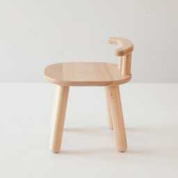 Beech Wood Kids' Chair, Natural Finish, Ages 2-7, Back To School Season Gift - thumbnail 2