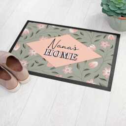 Personalised Spring Blossoms Doormat - thumbnail 3