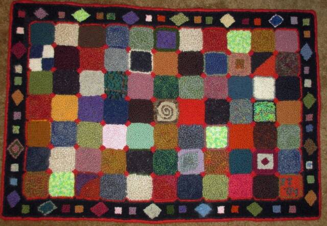 Diamonds & Squares Rug