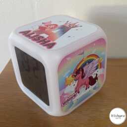 Personalized Kids Led Alarm Clock - Custom Name & Photo Birthday Gift - thumbnail 1