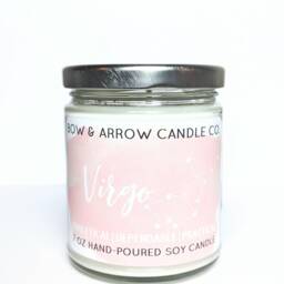 Soy Candle Zodiac Collection - Astrology Candles Constellation Virgo Celestial Gift Idea Signs - thumbnail 2
