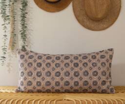 Custom Cushion Cover - Handmade in France Upholstery Fabric - thumbnail 1