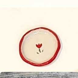 Ring Dish - Pill Holder Small Trinket Dainty Heart Flower Gift - thumbnail 4