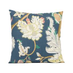 Liberty Fabric - Palampore Trail Pewter Blue Stunning Cushion Cover Throw Pillow Designer Home D??cor - thumbnail 2