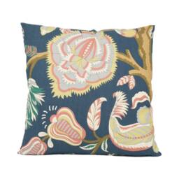 Liberty Fabric - Palampore Trail Pewter Blue Stunning Cushion Cover Throw Pillow Designer Home D??cor - thumbnail 3