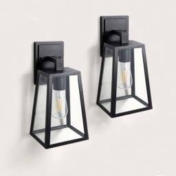 Narak - Forged Aluminum Outdoor Wall Sconce Porch Lighting - thumbnail 4
