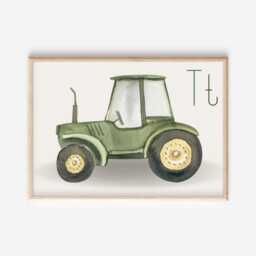Car Vehicle & Transport Prints For A Boys Room Or Nursery, Including Personalised Name Rule Print - Prints Only - thumbnail 3