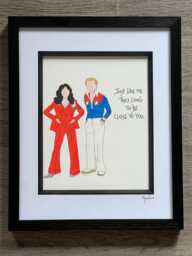 The Carpenters Hand Drawn Original Framed Artwork - thumbnail 1