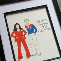 The Carpenters Hand Drawn Original Framed Artwork - thumbnail 2