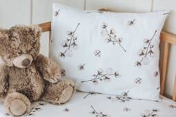 Cotton Flower Baby Girl Boy Bedding, Shower Gift, Nursery Fitted Floral Crib Sheet For & Toddler