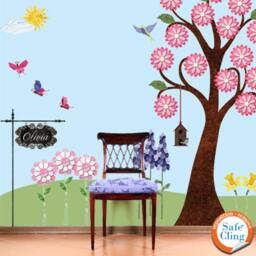 Cloud Wall Stickers Decals For Girls Room Or Nursery Walls - Stk1073 - thumbnail 2