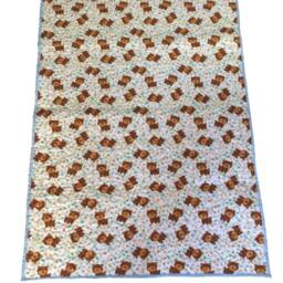 Baby Quilt, Bedding, Boy's Nursery, Boy Play Mat, Blanket, Comforter, Crib Cot Wrap - thumbnail 3