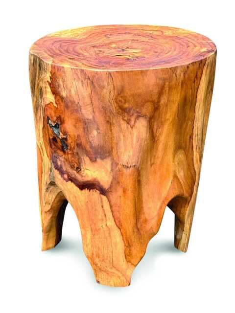 Lombok Trunk Lamp Table With Legs 40cm - image 1