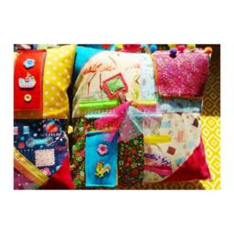 Dementia Alzheimers Sensory Pillow Cushion Quilt Fidget Toy Activity Blanket Therapy Fiddle Gift Residents Activities Twiddle Support Mixed - thumbnail 3