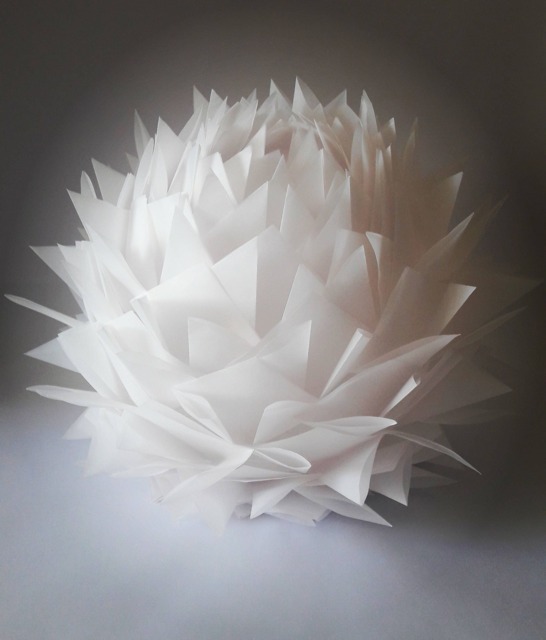 Lampshade House Warming Nordic Lamp Handmade Decor Paper Light Hanging Origami - image 1