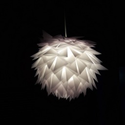 Lampshade House Warming Nordic Lamp Handmade Decor Paper Light Hanging Origami - thumbnail 3
