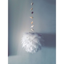 Lampshade House Warming Nordic Lamp Handmade Decor Paper Light Hanging Origami - thumbnail 2