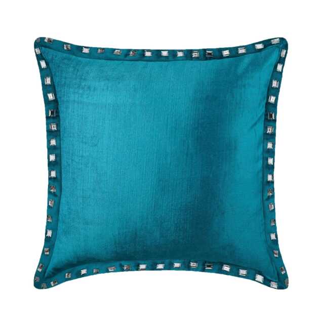 "Decorative Border Toss Throw Pillow 16""x16" - image 1