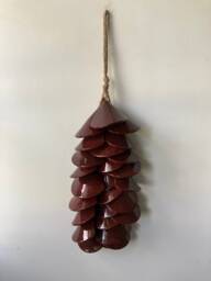 Ceramic Tile Art, Wall Decor, Hanging, Earthy Art - thumbnail 1