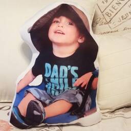 Huggable Personalized Child Or Baby Photo Gift Pillow For Mom Grandma - thumbnail 2