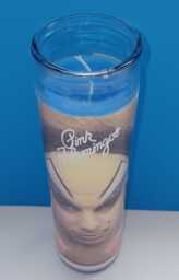 Handmade Divine Pink Flamingos Glass Candle, Container Divine, Drag Queen, Made By Mod - thumbnail 1