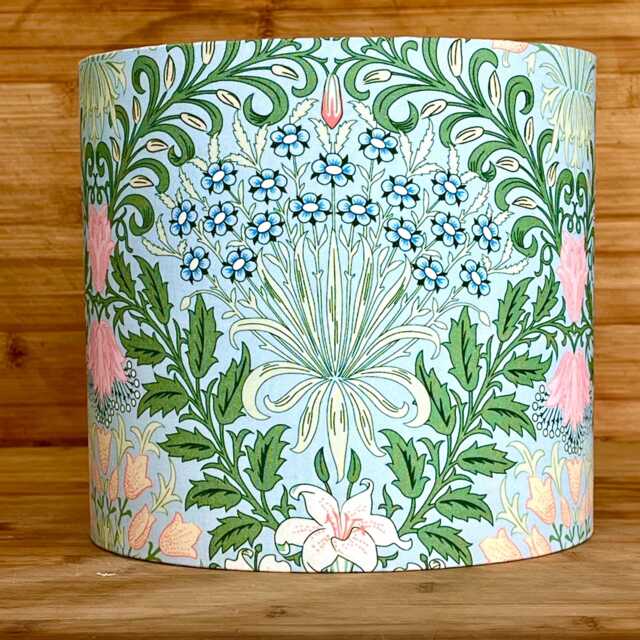 William Morris Lampshade Simply Nature Cotton Drum Shade - image 1