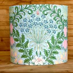William Morris Lampshade Simply Nature Cotton Drum Shade - thumbnail 1