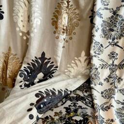 Designers Guild, Pierre Frey 20x20, Romantic Style, Decorative Pillow Cover, Printed Cotton & Embroidered Linen, From Jane Hall Design - thumbnail 3
